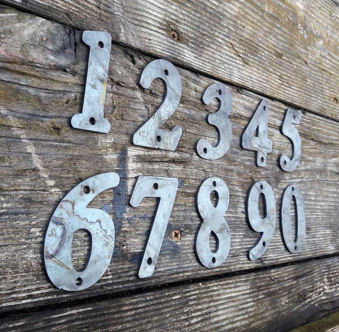 Steel Address Numbers Wrought Iron Address Signs Cast Iron Street Numbers Collection