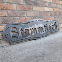 Thumbnail for This Metal Sign is written in German and reads, 