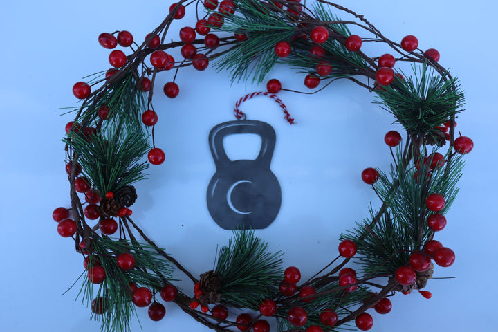 Kettle Bell Christmas Ornament - Holiday Stocking Stuffer Gift - Tree Home Decor