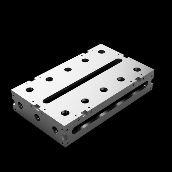 Slotted Maker Block - 2"x6"x10" - UMT/GMT Attachment