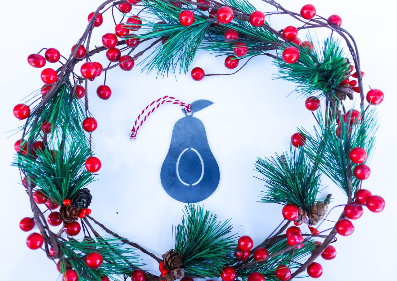 Avocado Christmas Ornament - Holiday Stocking Stuffer Gift - Tree Home Decor