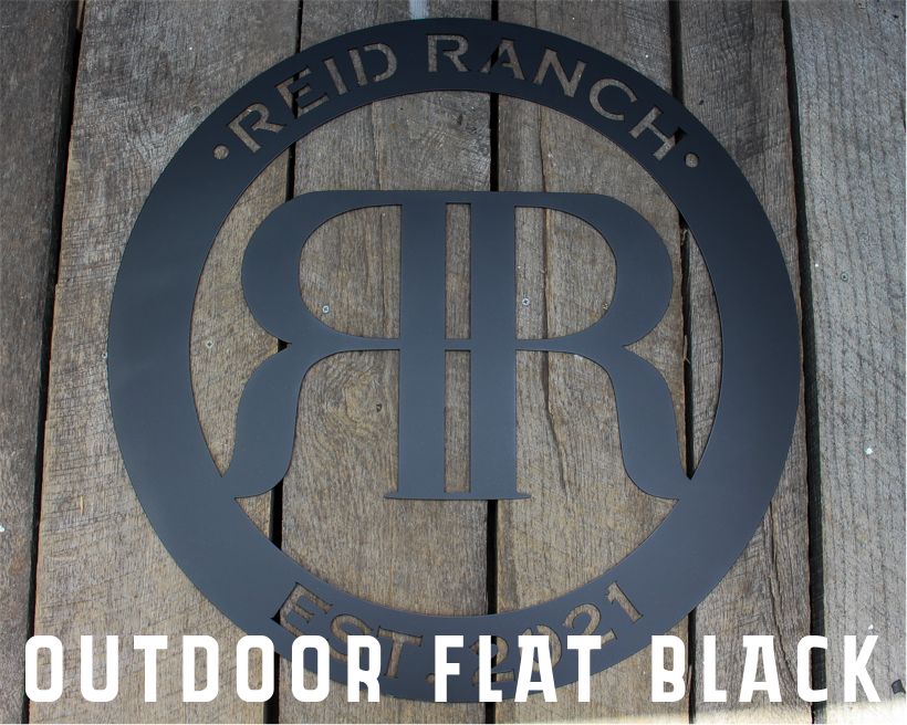 Custom Ranch Brand Metal Sign – Personalized Farm or Cattle Logo Wall ...