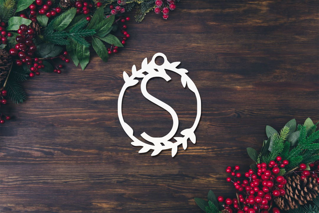 Personalized Monogram Christmas Ornament