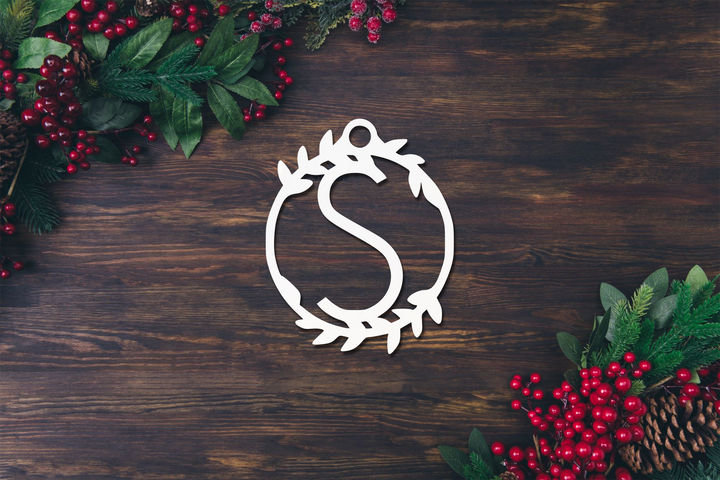 Personalized Monogram Christmas Ornament