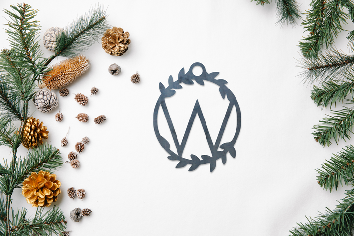 Personalized Monogram Christmas Ornament