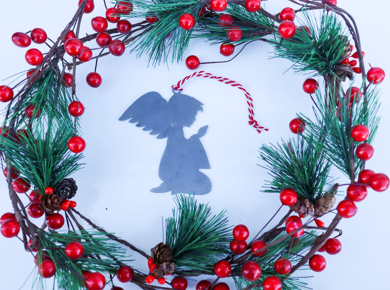 Praying Angel Christmas Ornament - Holiday Stocking Stuffer Gift - Tree Home Decor