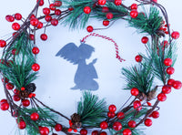 Thumbnail for Praying Angel Christmas Ornament - Holiday Stocking Stuffer Gift - Tree Home Decor