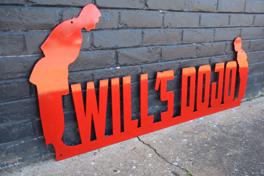 Personalized Dojo Name Gym Signs – Maker Table