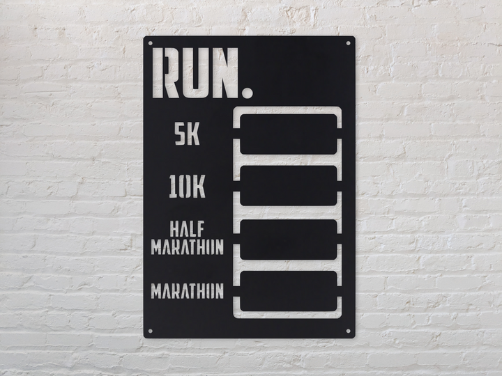 Running Milestone Gym Signs
