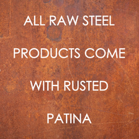 Thumbnail for Wholesale Metal Trough Planter - Giant Rectangular Planter - Perennial Planter Pot - Raw Steel With Natural Rusty Patina - Minimalist
