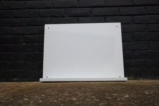 Magnetic Dry Erase Board with Marker Tray - White Board - Motivational/Inspirational Quotes - Work From Home Office Decor - 36" x 24"